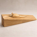 Handmade Wooden Mouse Doorstop | Solid Wood Door Wedge | Carved Mouse Home Décor | Rustic Gift | Unique Handmade Door Stop