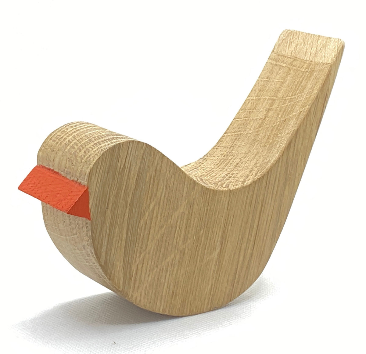 Handmade Wooden Robin Doorstop | Rustic Oak Robin Door Stop | Handcrafted Bird Door Wedge | Quirky Home Décor Gift | Unique Wooden Robin