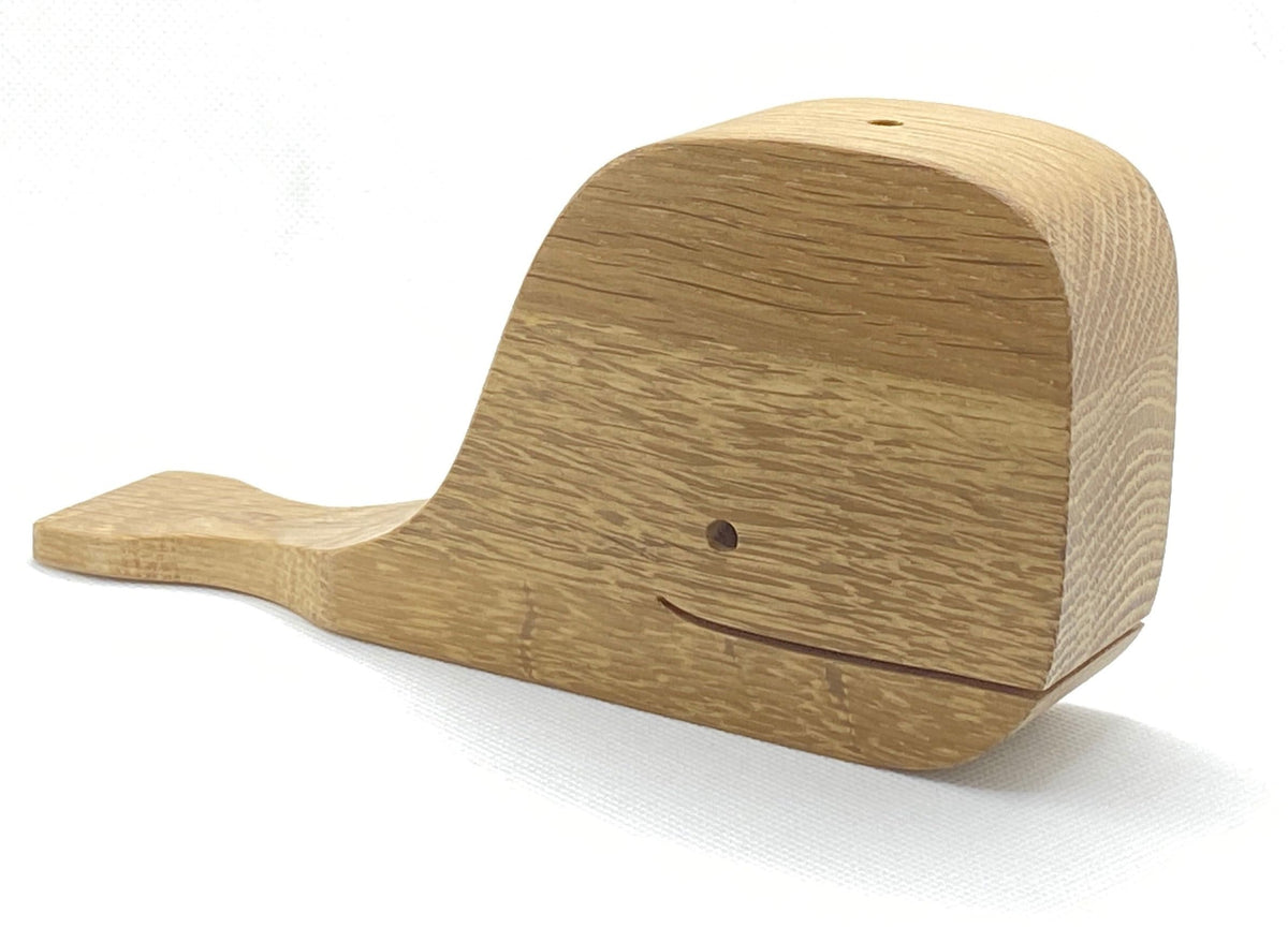 Oak Whale Doorstop